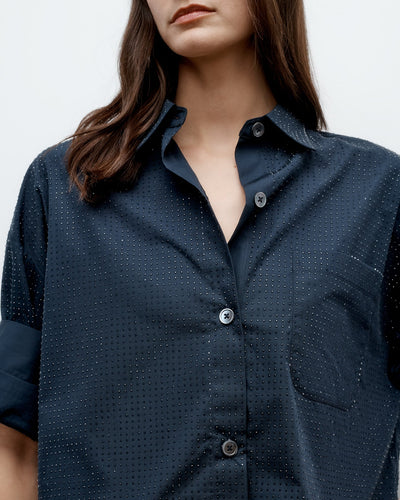 NEXT EX WITH CRYSTALS TOP IN MIDNIGHT