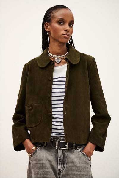 MILAS JACKET IN KAKI - Romi Boutique