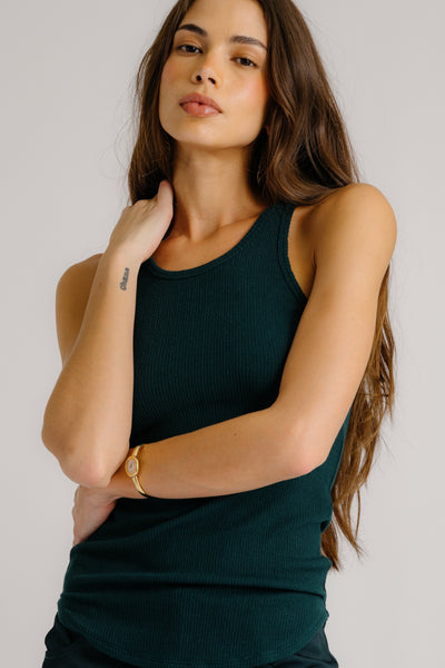JAMEELA RACERBACK RIB TANK IN SACRAMENTO