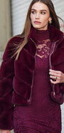 Generation Love BRIANNA FAUX FUR JACKET at Romi Boutique
