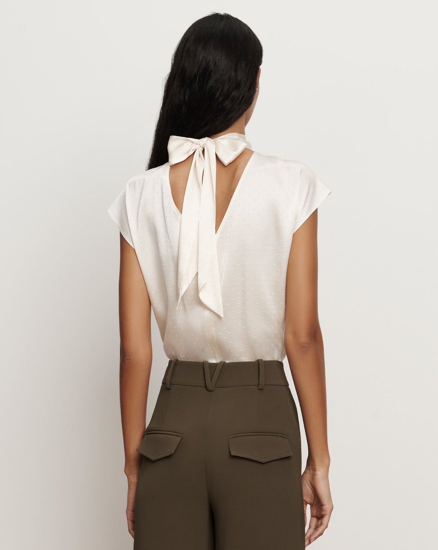 LEILANY TOP IN ECRU
