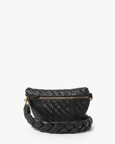 PETITE FANNY IN BLACK WOVEN ZIG ZAG