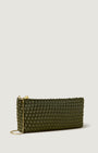 Naghedi GALA CLUTCH SATIN IN JUNIPER at Romi Boutique