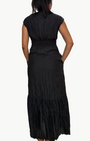 Go Silk Go Crinkle Cut Twist Dress at Romi Boutique