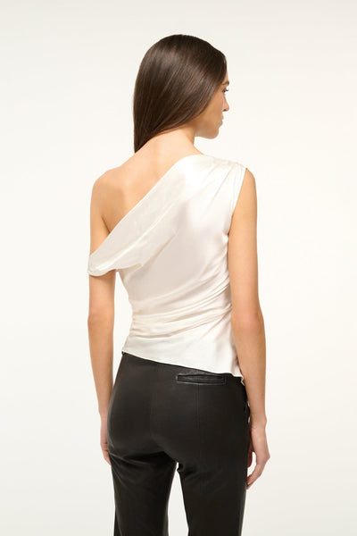 PHARE SILK TOP IN IVORY