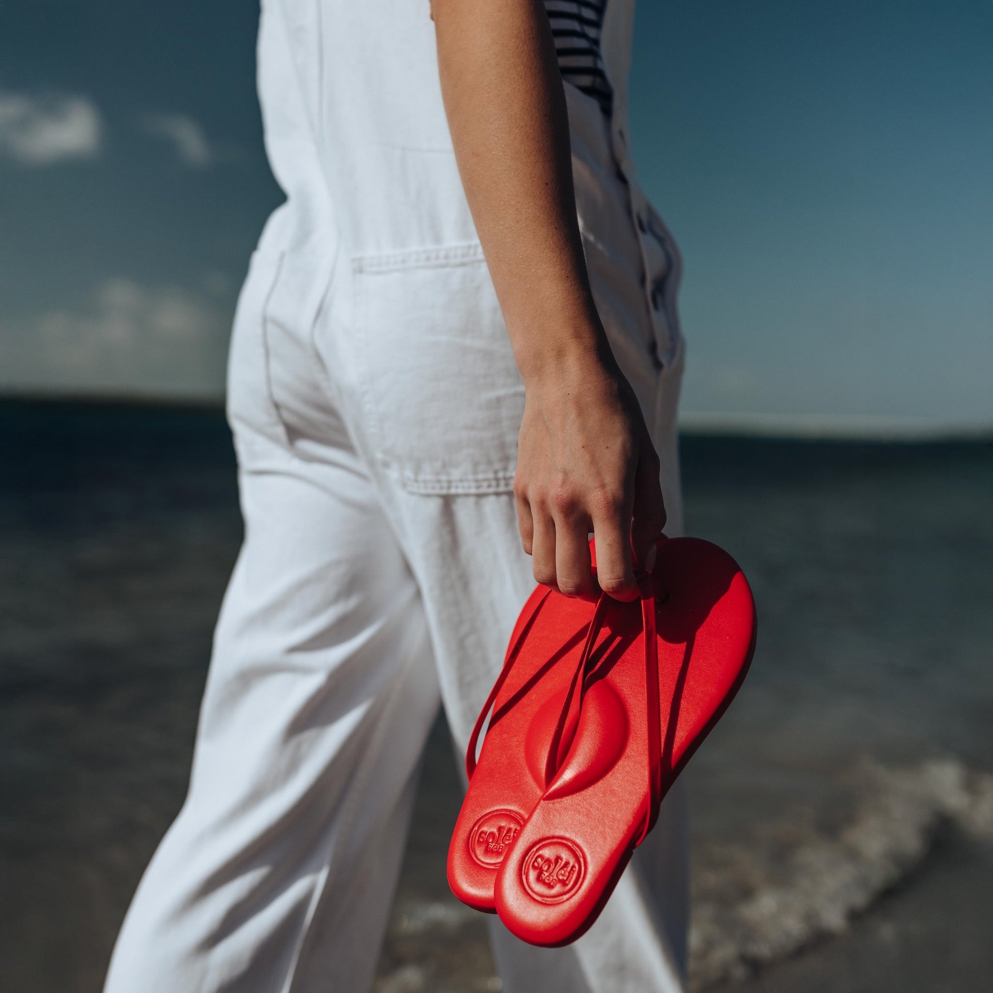 Solei Sea Indie Classic Thin Strap Sandal at Romi Boutique
