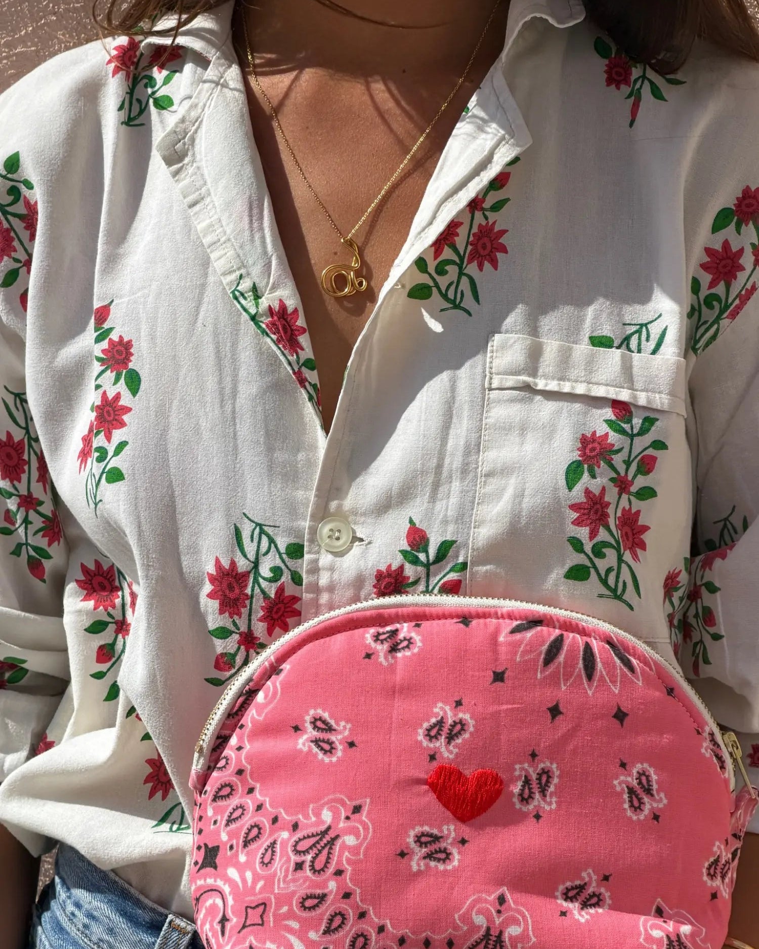 Mini Toiletry Bag Heart