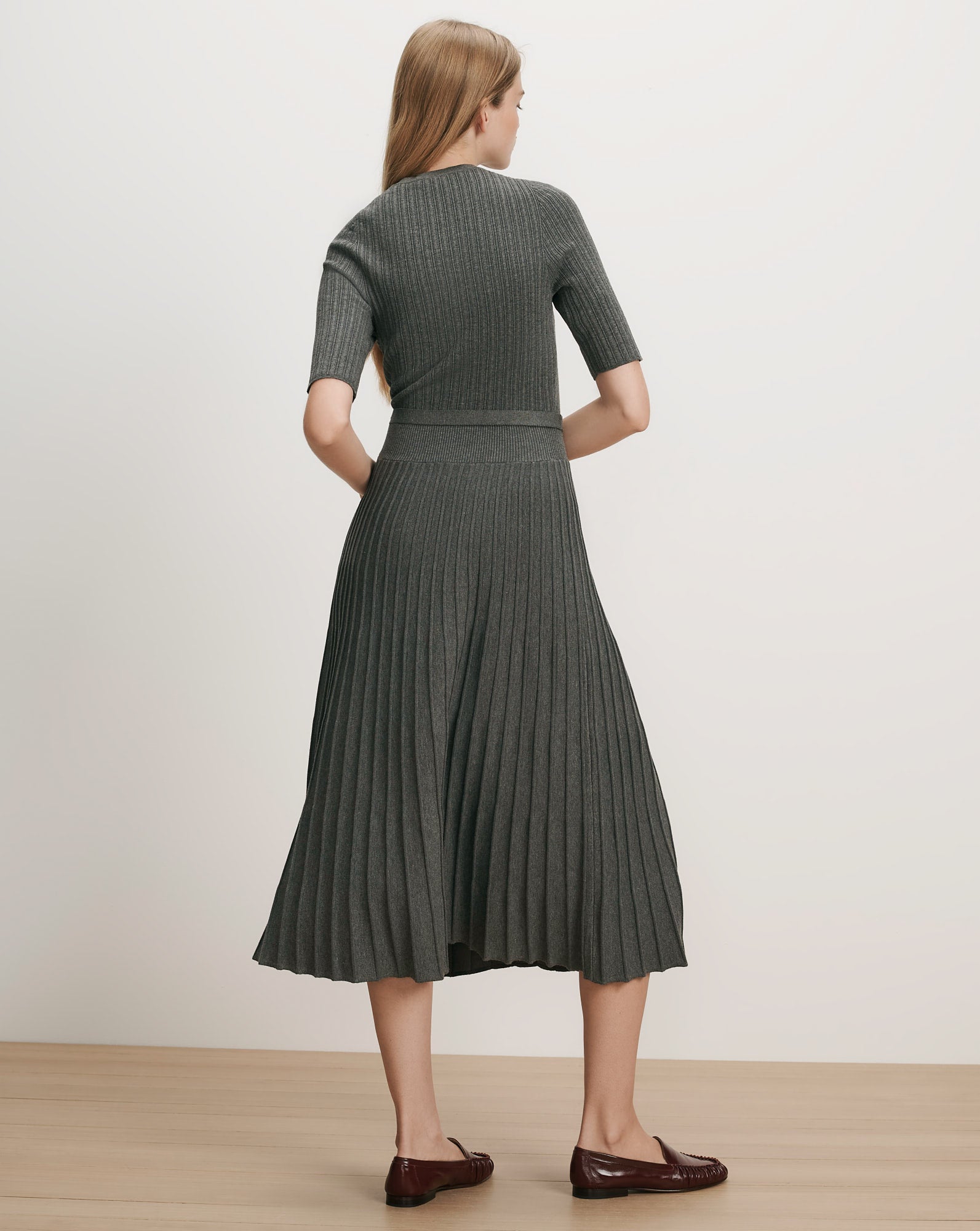 Elthea Belted Midi Dress