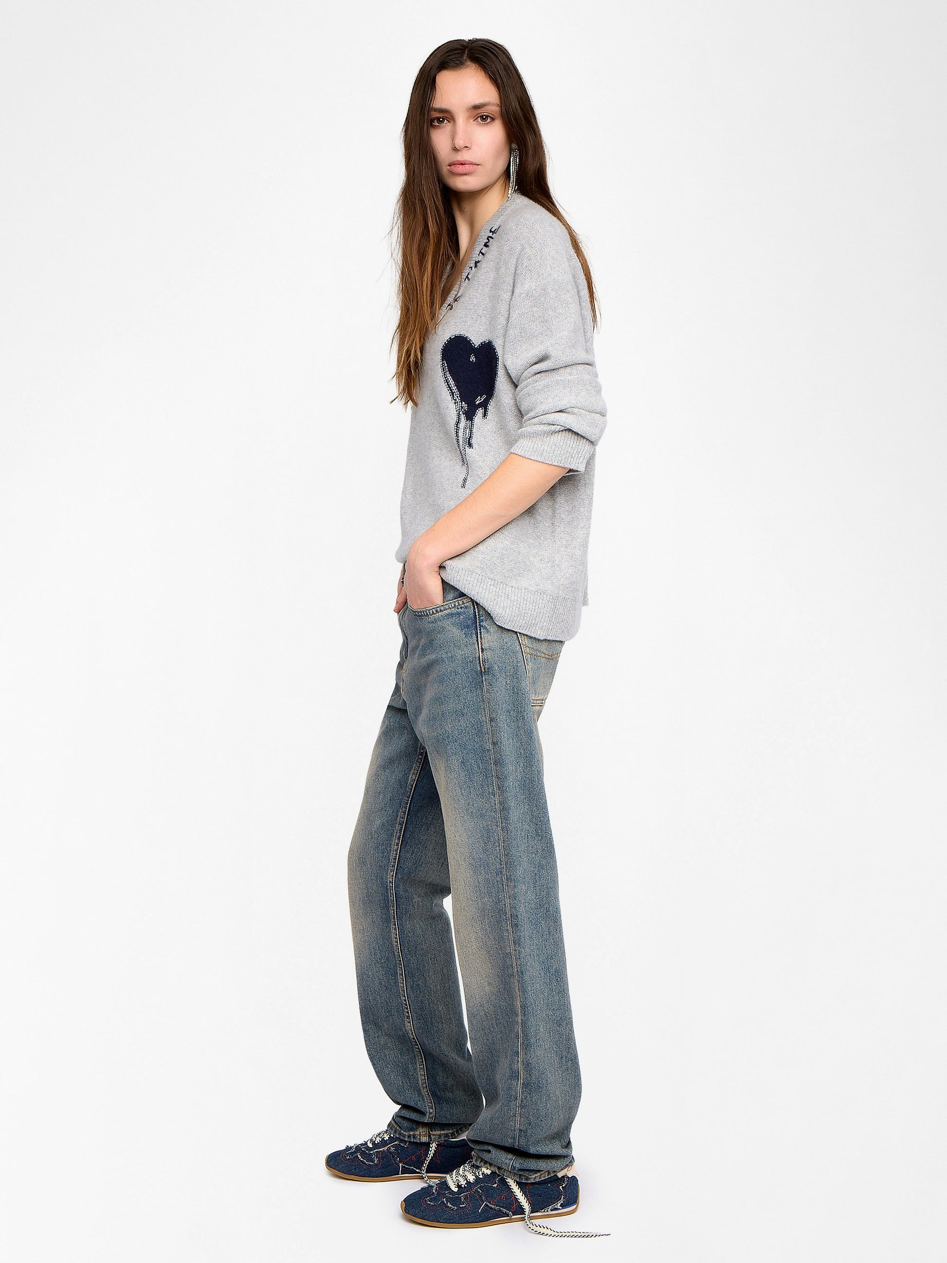 Zadig & Voltaire MIKYZ CASHMERE SWEATER at Romi Boutique