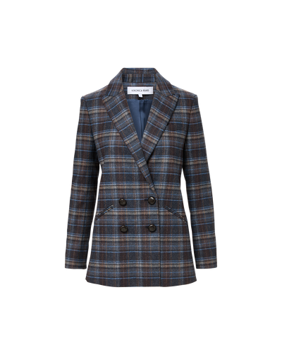 ORIA DICKEY JACKET IN BLUE MULTI