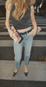 Amo 143 Cropped Jean at Romi Boutique