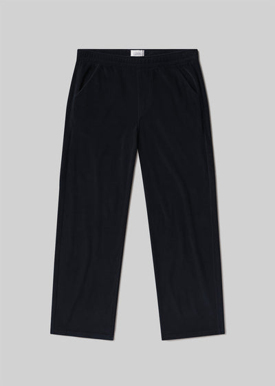 BRYNN DRAWSTRING VELOUR PANT IN NOTTE