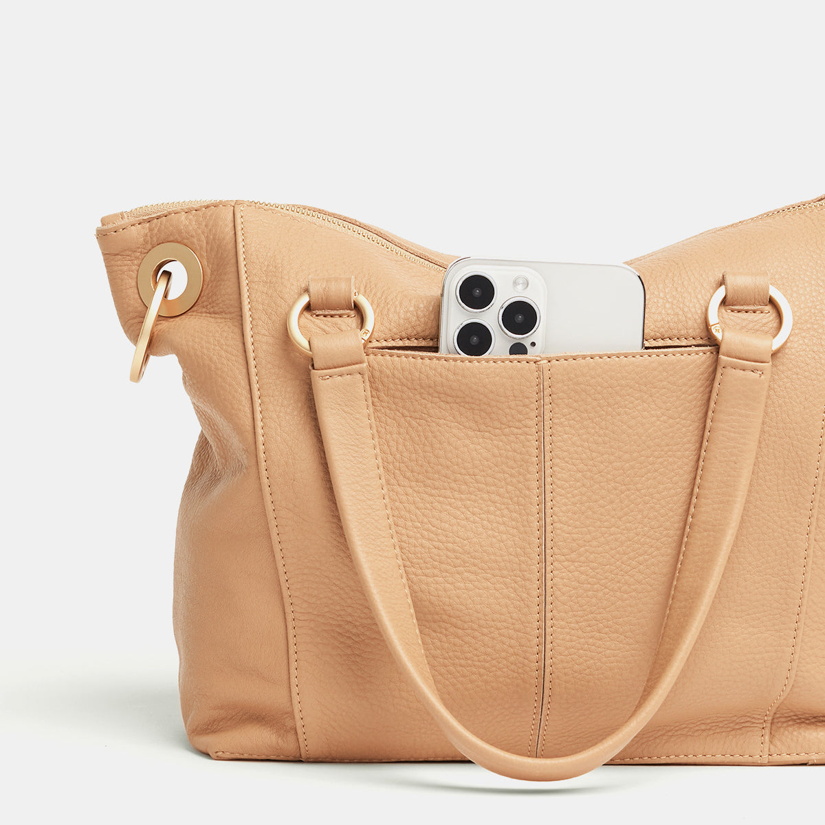 DANIEL MED IN TOAST TAN/BRUSHED GOLD - Romi Boutique