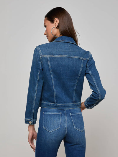 MAVEN DENIM JACKET IN GAGE