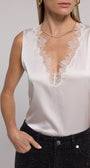 Generation Love MARIE LACE COMBO TANK at Romi Boutique