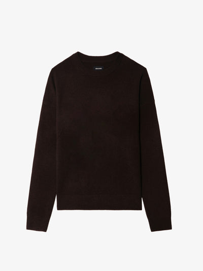 CICI SWEATER IN DARK CHOCOLATE