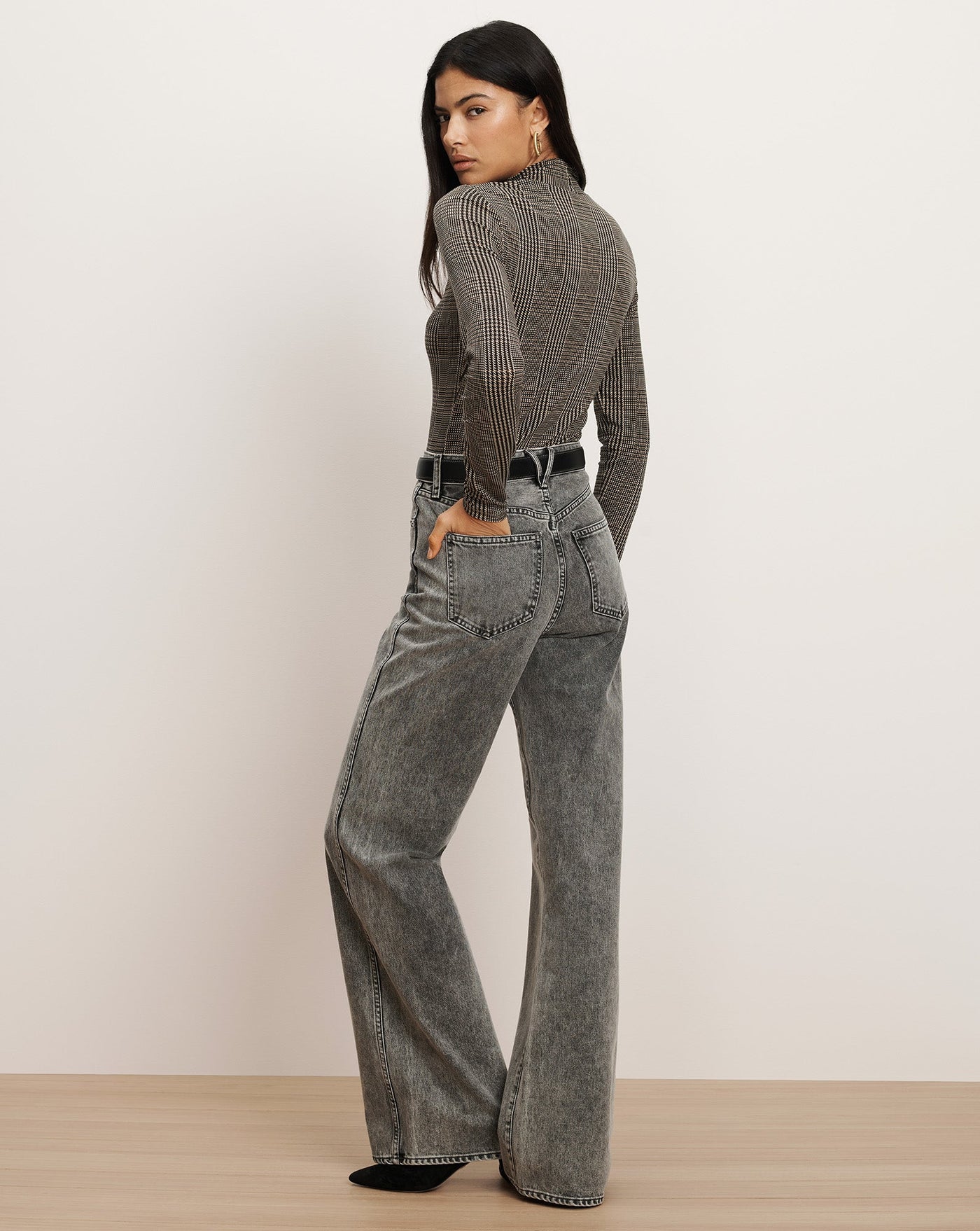 NATE TOP IN DARK ACORN MULTI