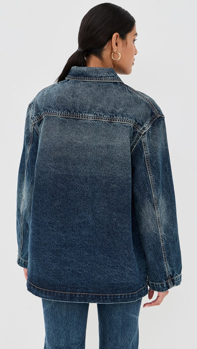TEMPERANCE DENIM PARKA IN SIMON WASH