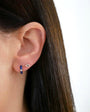 EF Collection Diamond Mini Evil Eye Stud Earrings at Romi Boutique