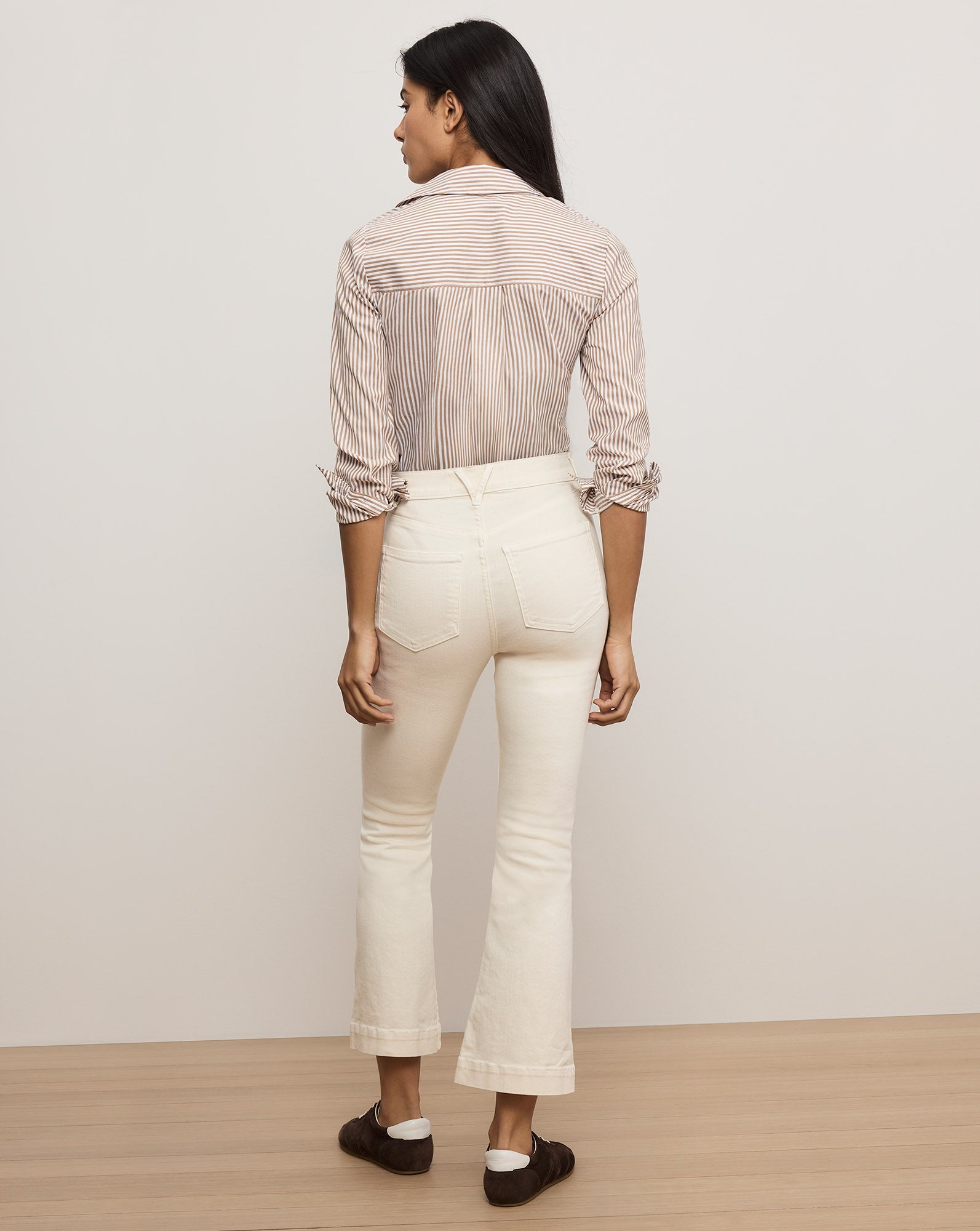 Veronica Beard Carson Kick-Flare Jean at Romi Boutique