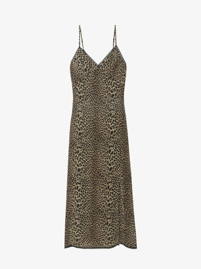 RAMELIL DRESS IN LEAVES