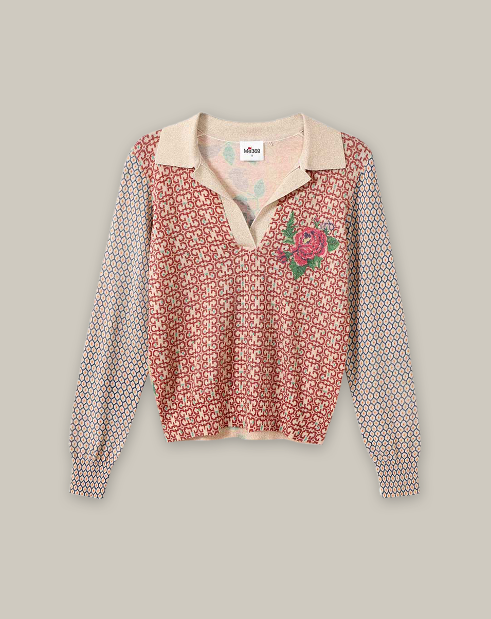 MILLIE POLO KNIT IN SHIPIBO