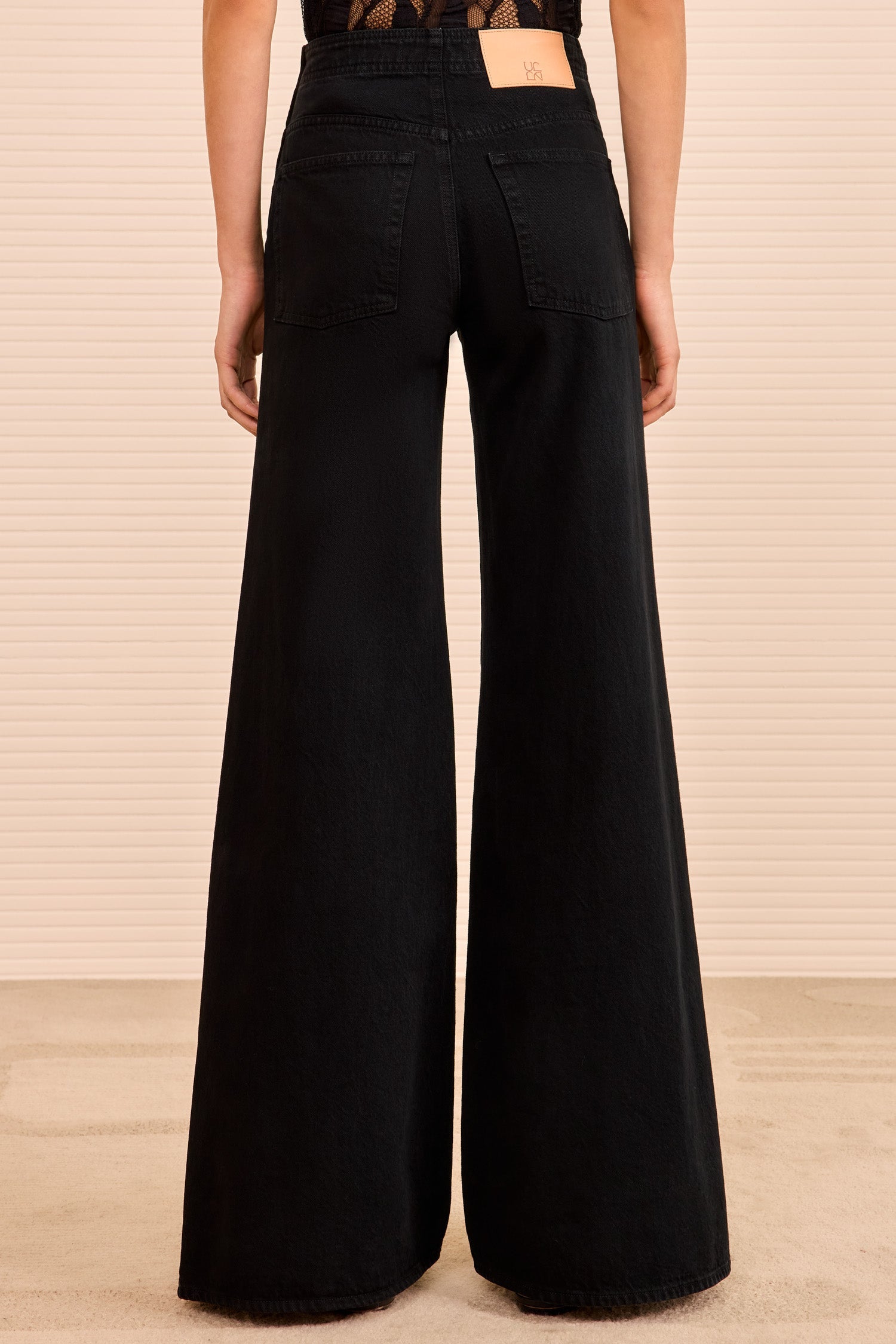 The Bianca Wide Leg Seamed Jean