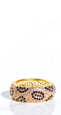 Native Gem MINI BILLIONAIRE RING IN LEOPARD at Romi Boutique
