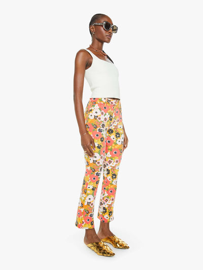 MID RISE SMOKIN DOUBLE FLOOD IN FLOWERS AL FRESCO - Romi Boutique