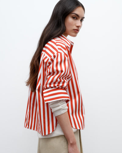 J.D. SHIRT IN RED/WHITE