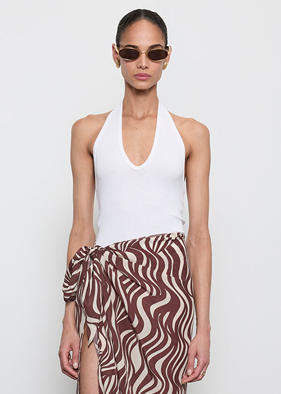 SILK RIB U HALTER