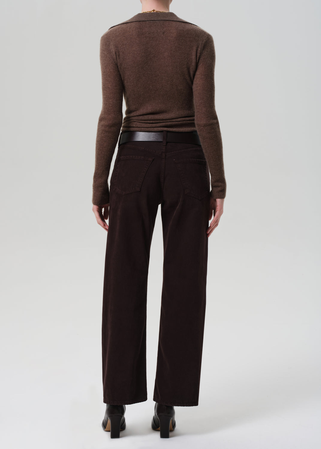 LINDZ LOW RISE EASY STRAIGHT IN CAROB