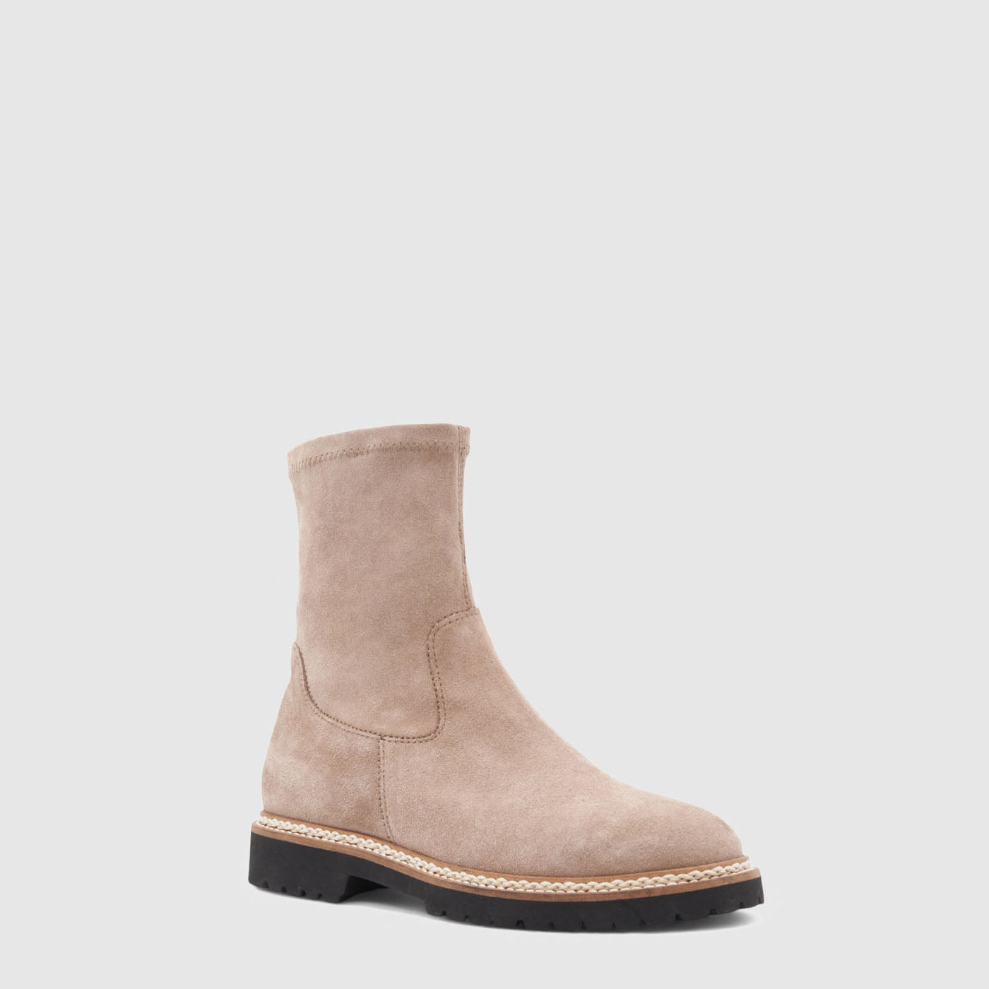 MARYANN IN TAUPE SUEDE - Romi Boutique