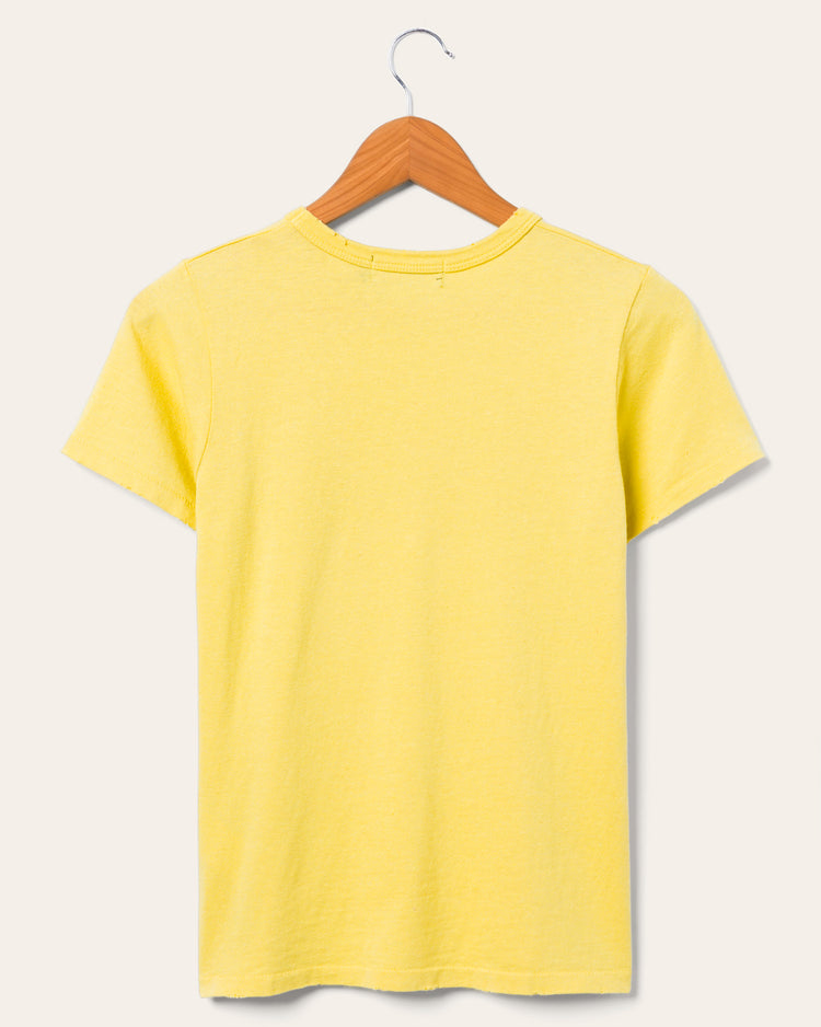 BONITA TEE IN DUSTY CITRON - Romi Boutique