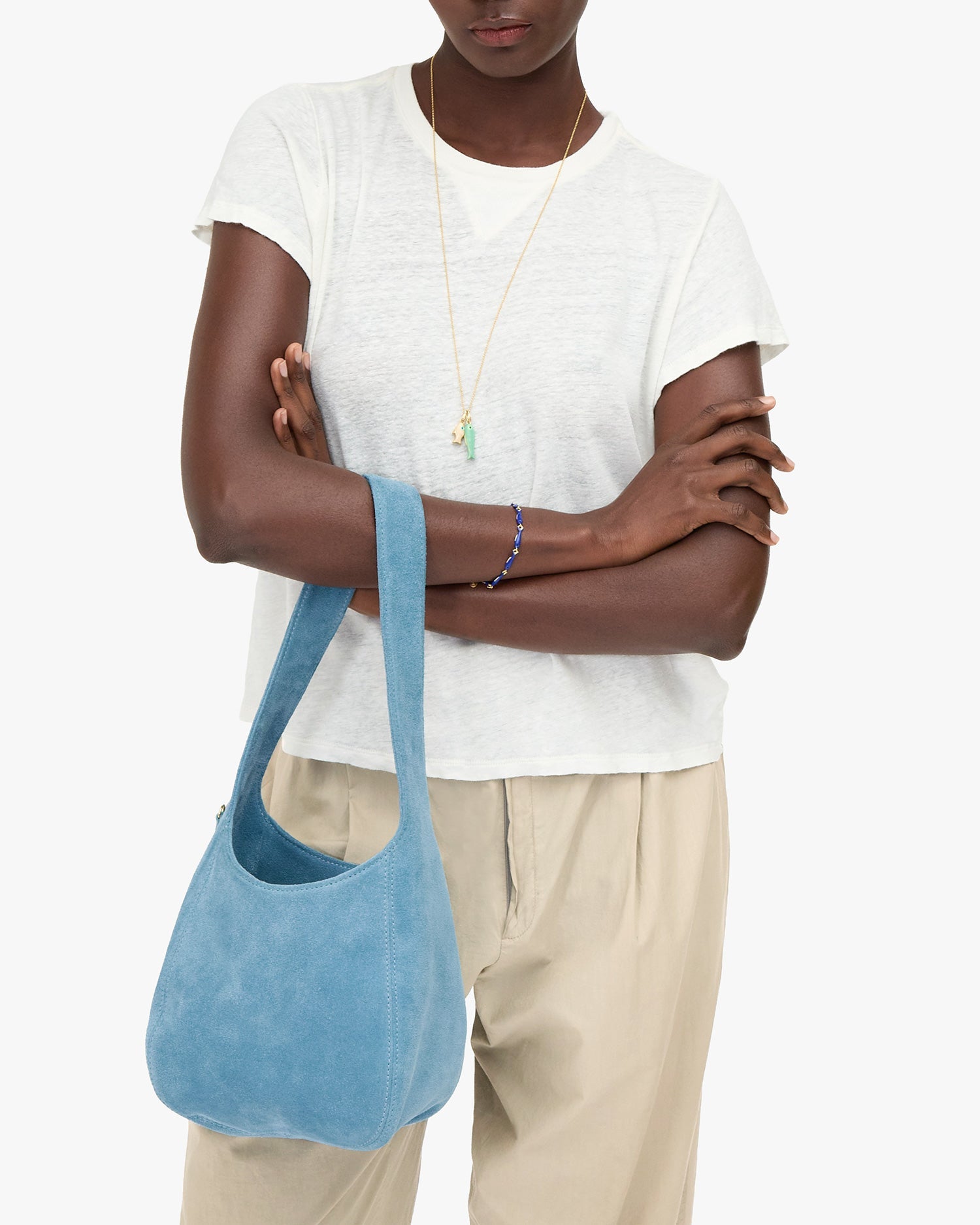 Suede Petit Bando Bag