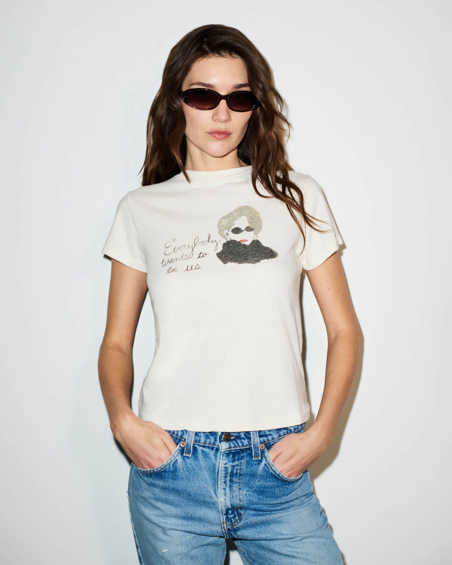 Re/Done Classic Tee Everybody at Romi Boutique