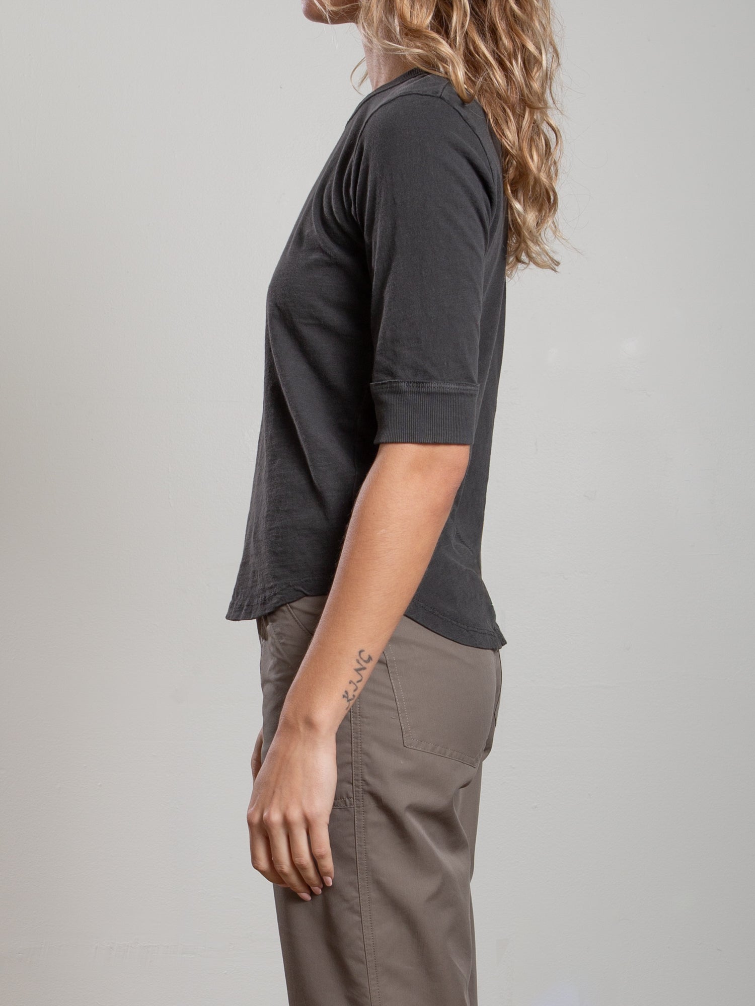 Pharaoh Giada Slim Crew in Supima Slub at Romi Boutique