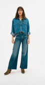 ASKK NY CROSBY COMBO FLANNEL at Romi Boutique