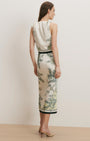 Veronica Beard KALIZA SCARF PRINT MIDI DRESS at Romi Boutique