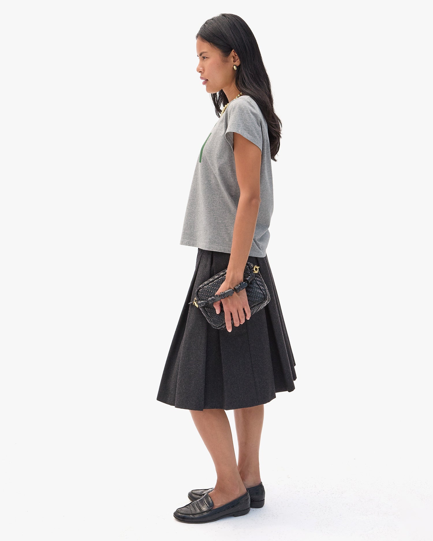 Clare V OUI CLASSIC TEE at Romi Boutique