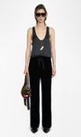 Zadig & Voltaire POMA VELVET PANTS at Romi Boutique