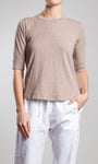 Pharaoh Giada Slim Crew in Supima Slub at Romi Boutique