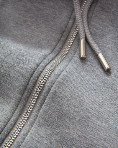 OVERSIZED HOODIE DICKEY IN GREY MELANGE - Romi Boutique