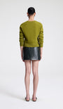 A.L.C Cowan Leather Mini Skirt at Romi Boutique