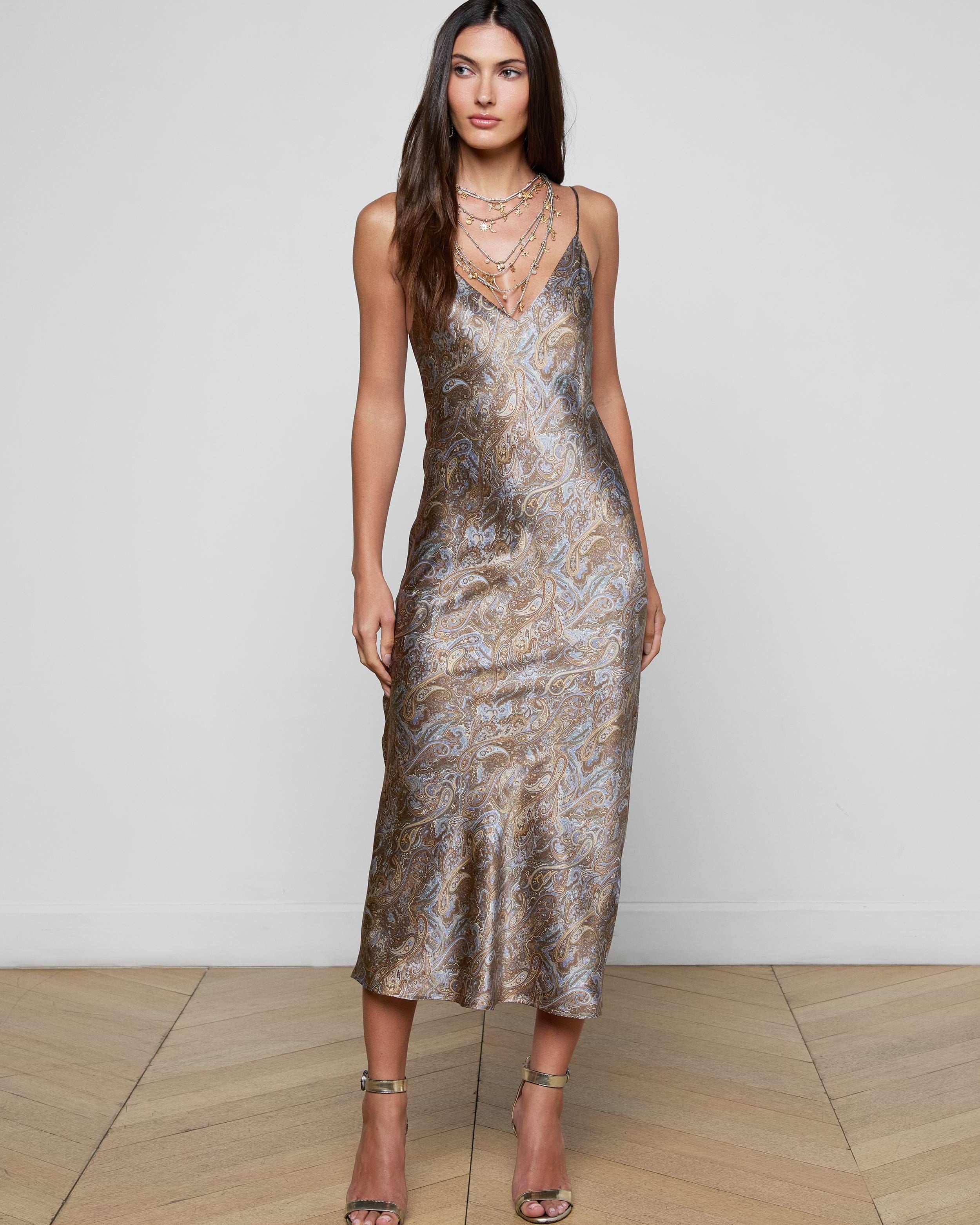 L'Agence SERIDIE SLIP DRESS at Romi Boutique