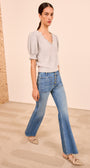 Ulla Johnson POLLINE SHORT SLEEVE TOP at Romi Boutique