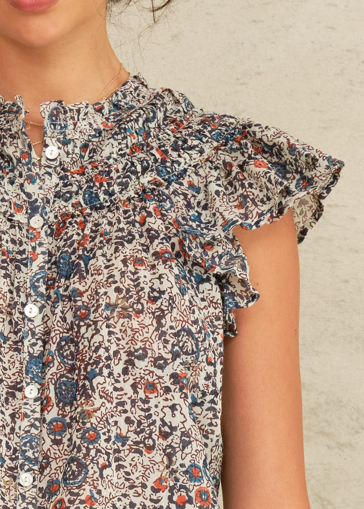 Cass Frill Top