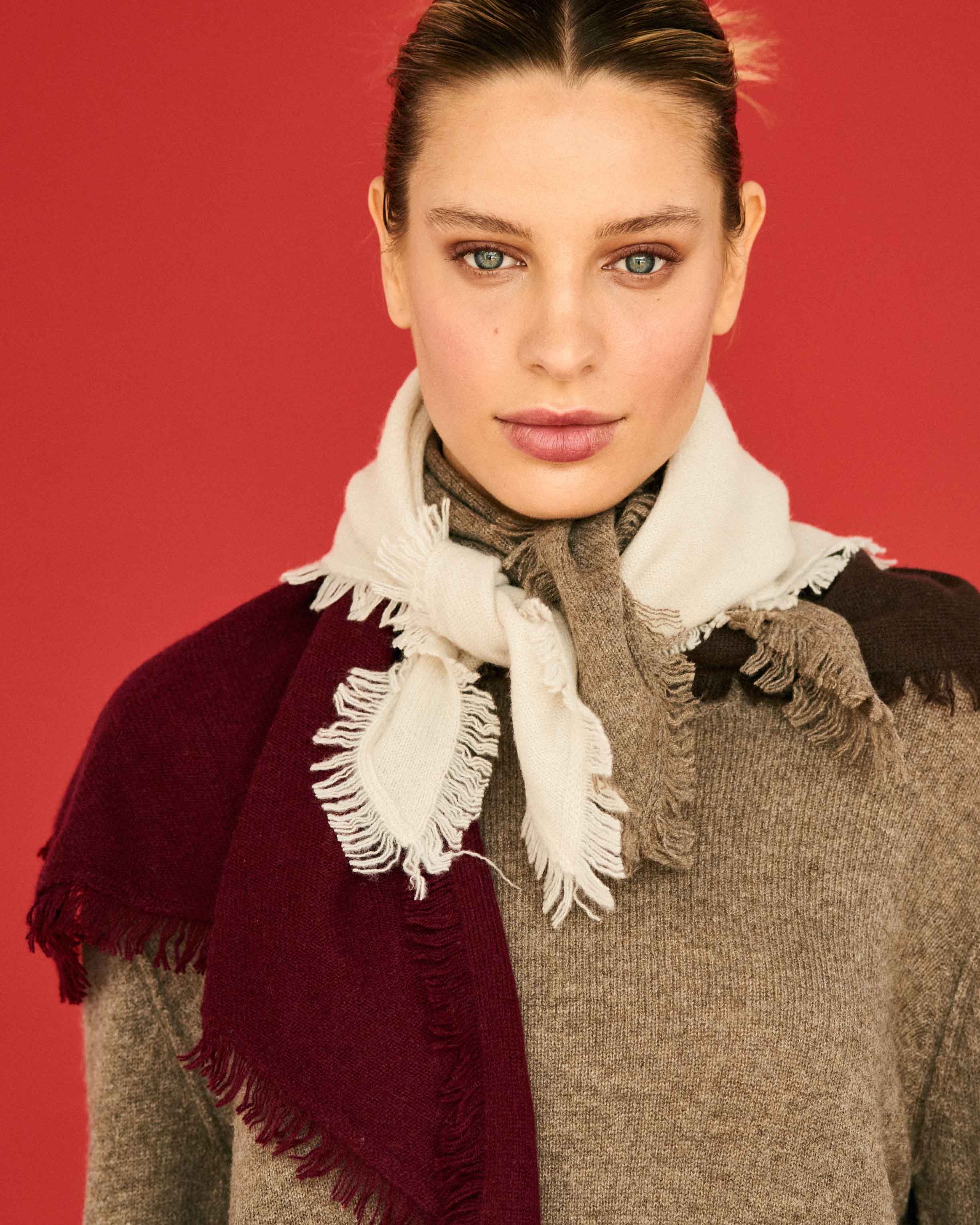 Distressed Triangle Scarf