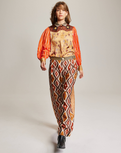 LYDIA TAILORED PANTS IN RODEO - Romi Boutique