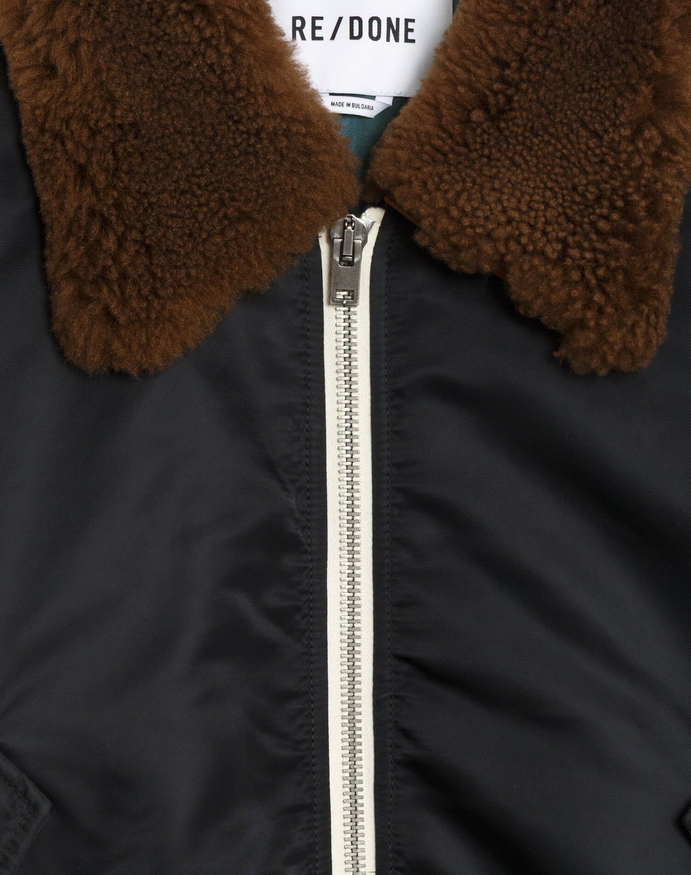 SHRUNKEN BOMBER IN BLACK - Romi Boutique